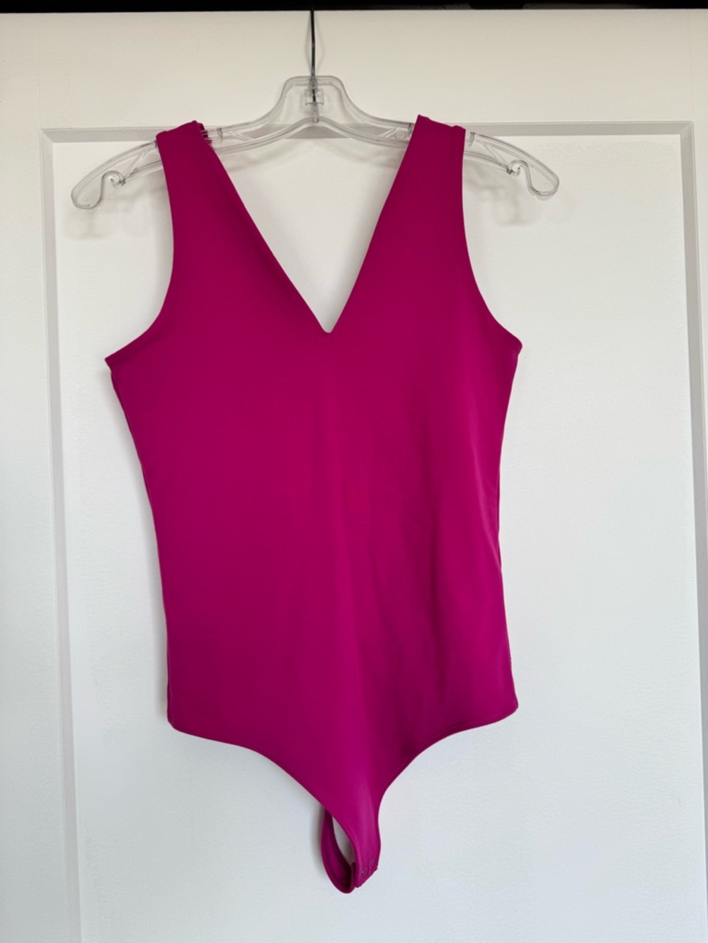 Abercrombie & Fitch Girls Magenta One-Piece Swimsuit V-Neck